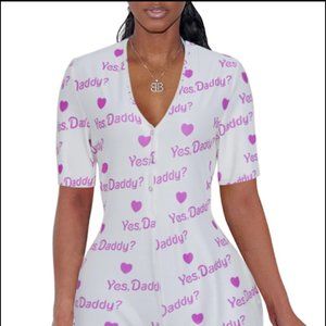Adult Onesie Lounge Wear/Pajama Romper